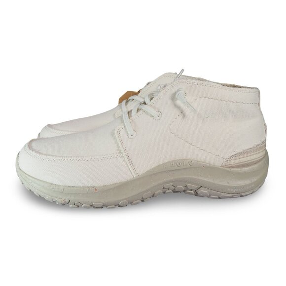 Holo‎ Footwear Eco Athena Chukka Boots Men\'s 10 Whisper White Cotton HM123580 main image 9